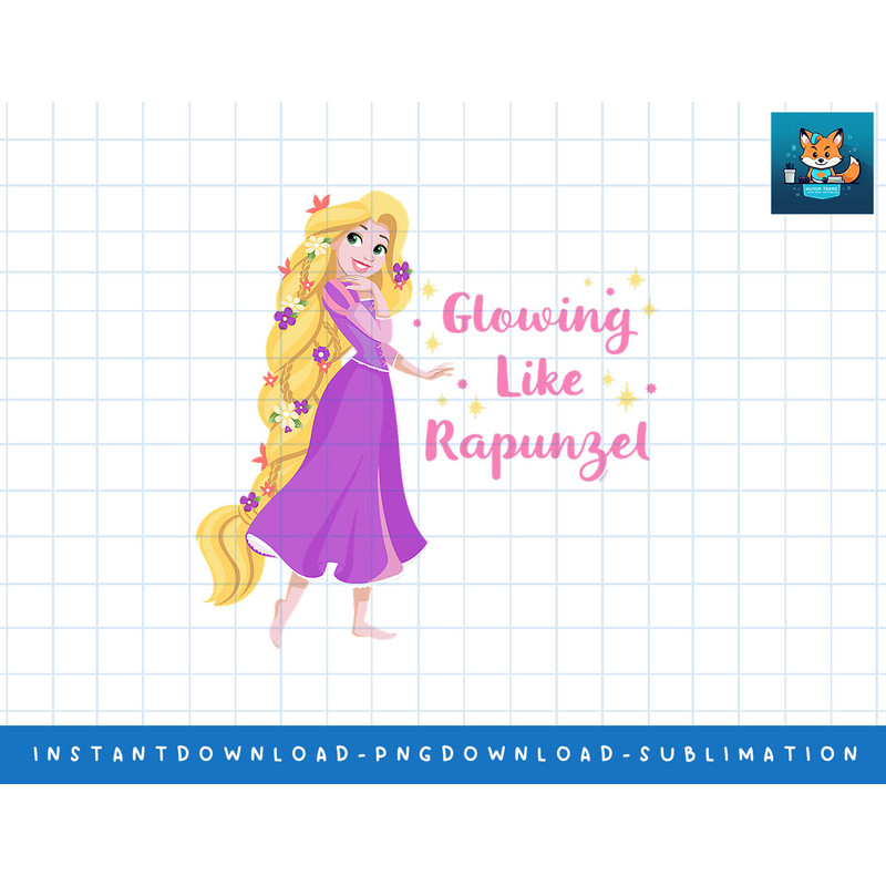 Disney Princess Glowing Like Rapunzel png, sublimate, digital print.jpg