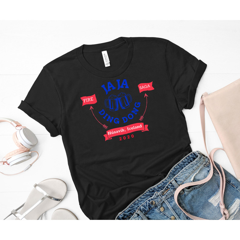 Eurovision Ja Ja Ding Dong Classic T-Shirt 2_Black_Black.jpg