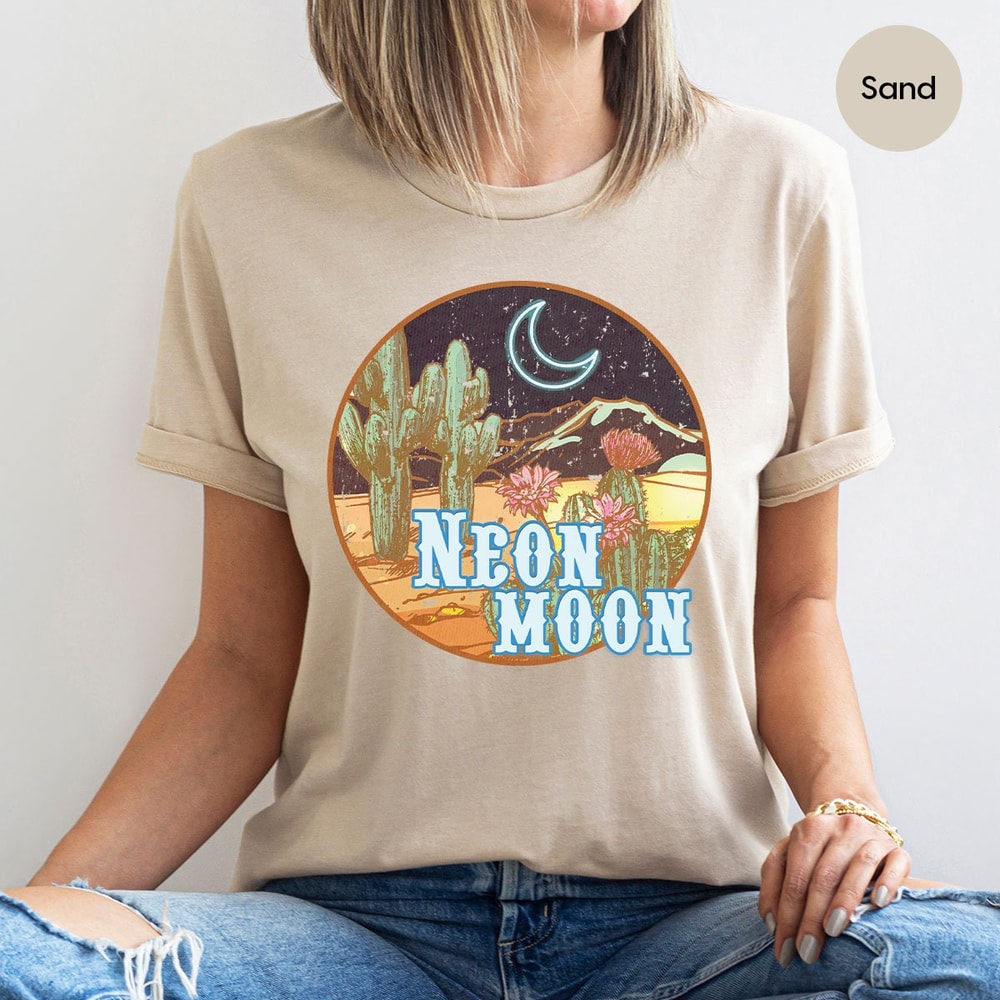 Retro Western Country Desert Graphic Tees for Cowgirl, Vintage Southern Shirts for Women, Aesthetic Country Music Lyrics Crewneck Sweatshirt - 4.jpg