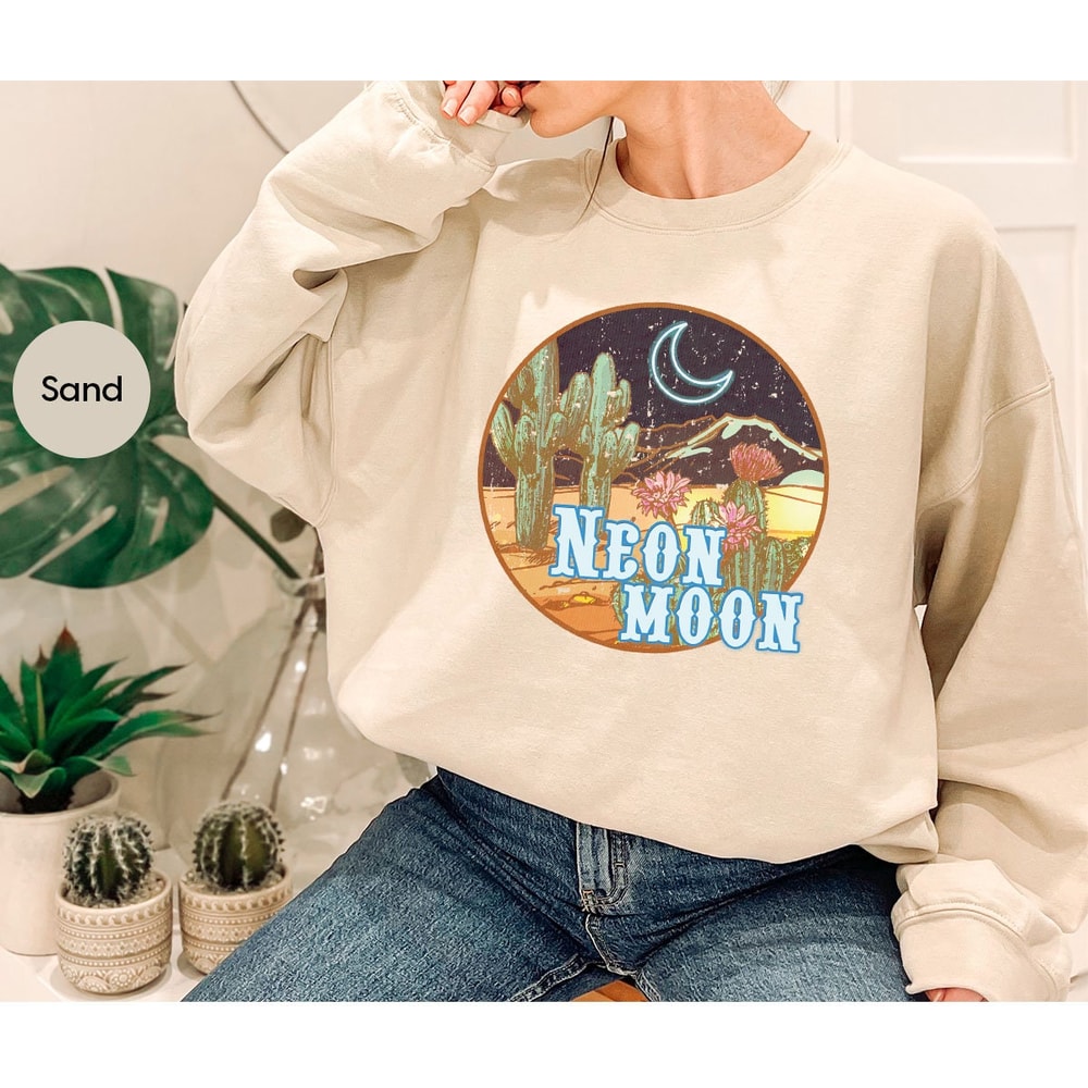 Retro Western Country Desert Graphic Tees for Cowgirl, Vintage Southern Shirts for Women, Aesthetic Country Music Lyrics Crewneck Sweatshirt - 7.jpg