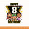 WWE Happy 8th Birthday Wrestler Emojis T-Shirt copy.jpg