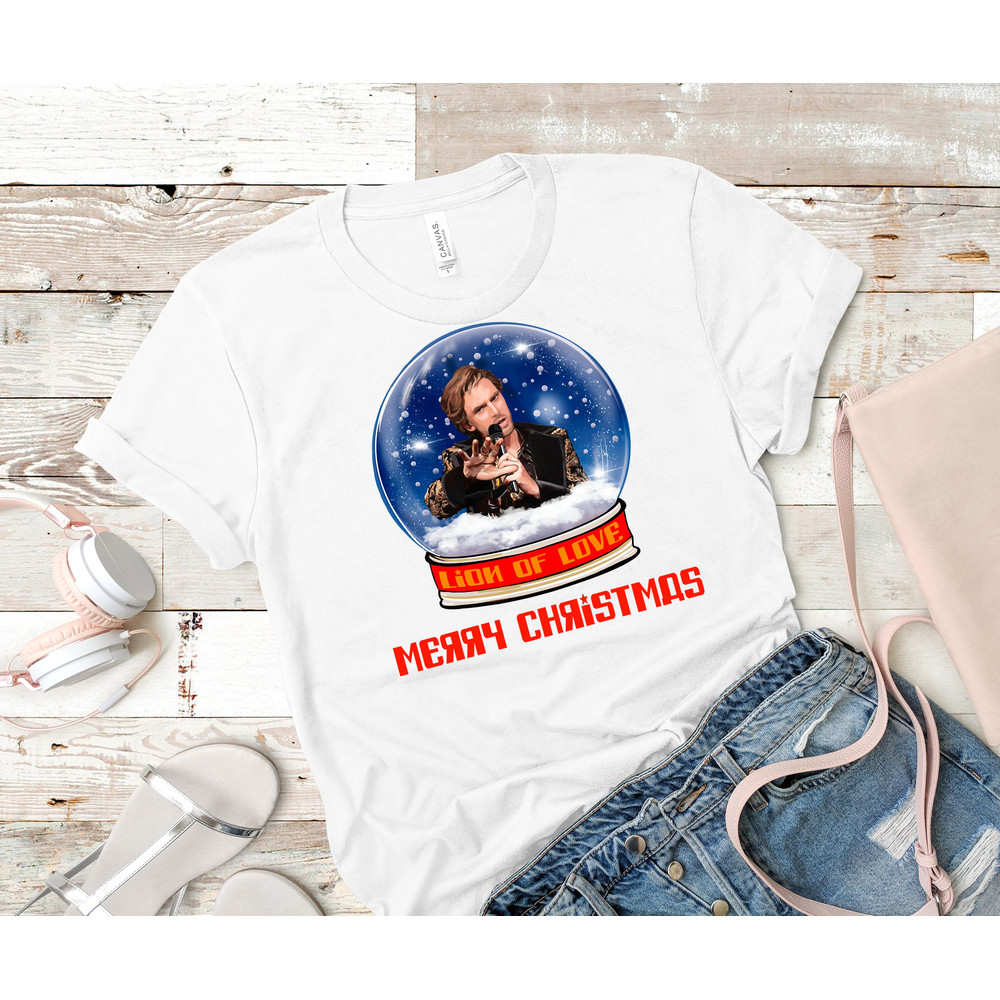 Lion of Love Fire Saga Christmas Snow Globe Essential T-Shirt 87_White_White.jpg