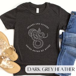 kids snakes and stones taylor swift t shirt | subtle swiftie youth shirt | eras tour merch | taylor swift gaylor reputat