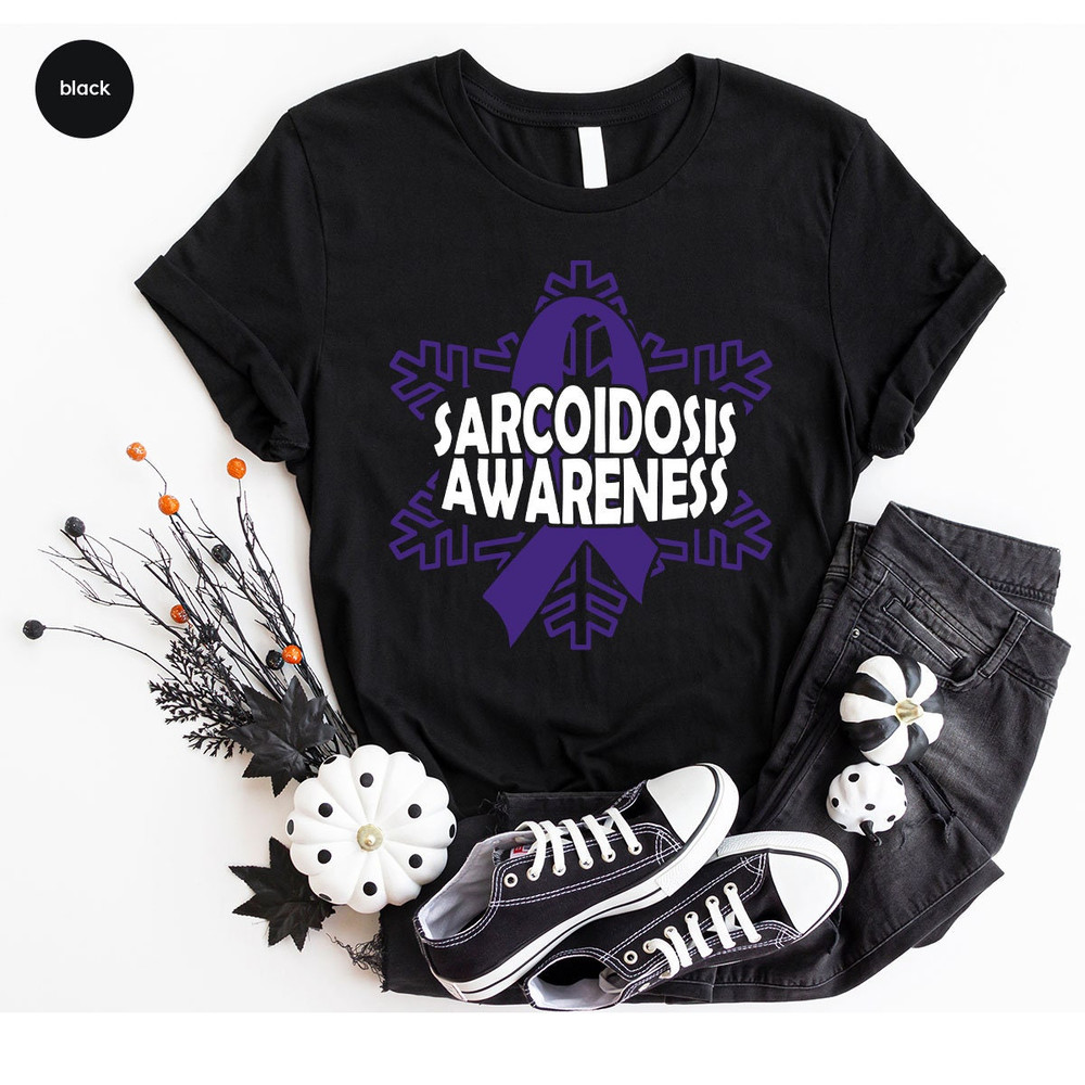 Sarcoidosis Awareness Shirt, Sarcoidosis Support Sweatshirt, Sarcoidosis Survivor T-Shirt, Awareness Gift, Stronger Than Sarcoidosis Tee - 6.jpg