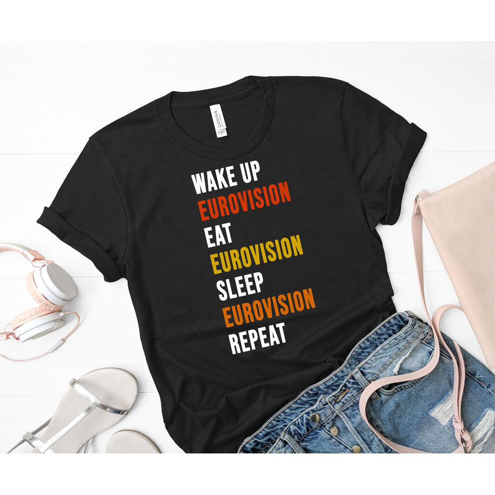 Eurovision Song Contest - funny quote Essential T-Shirt 6_Black_Black.jpg