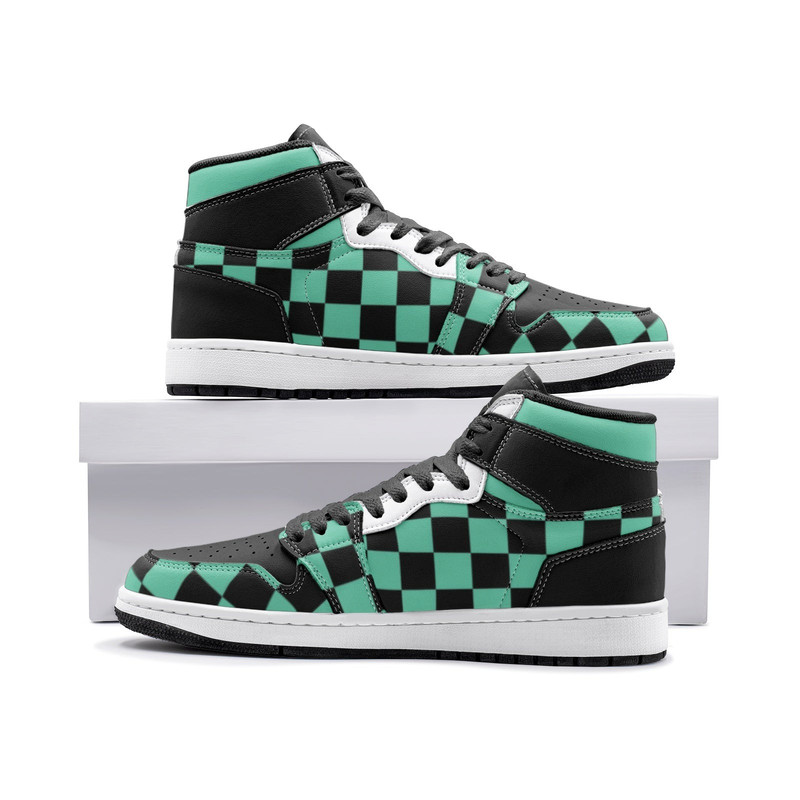 Tanjiro Kamado Demon Slayer JD1 Shoes, Tanjiro Kamado Demon Slayer Jordan 1 Shoes, Demon Slayer Shoes Sneaker