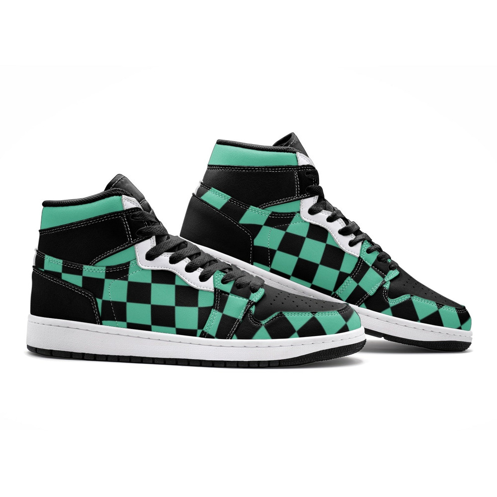 Tanjiro Kamado Demon Slayer JD1 Shoes, Tanjiro Kamado Demon Slayer Jordan 1 Shoes, Demon Slayer Shoes Sneaker