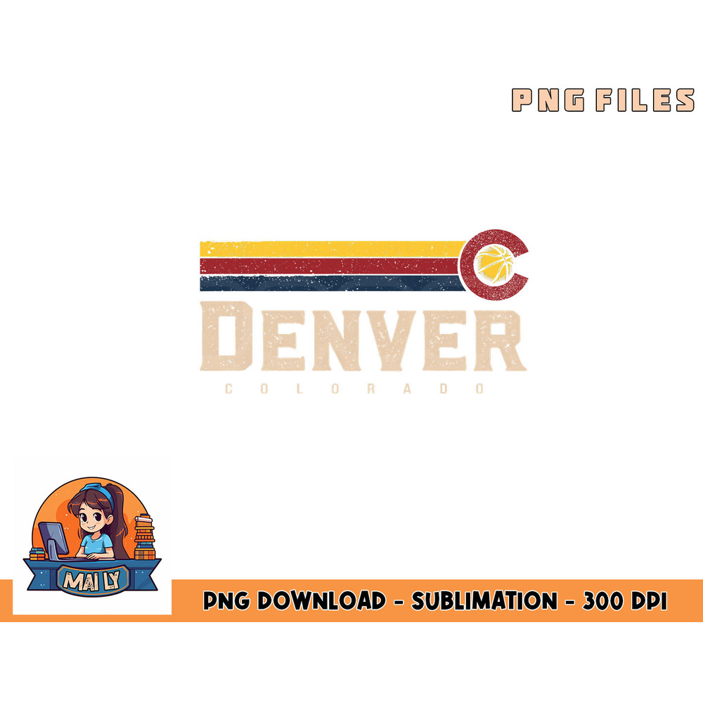 Vintage Denver Basketball CO Tee Retro B-ball Denver png, digital download copy.jpg