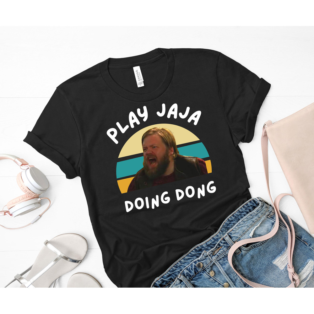 Play Jaja Ding Dong!  Essential T-Shirt 80_Black_Black.jpg