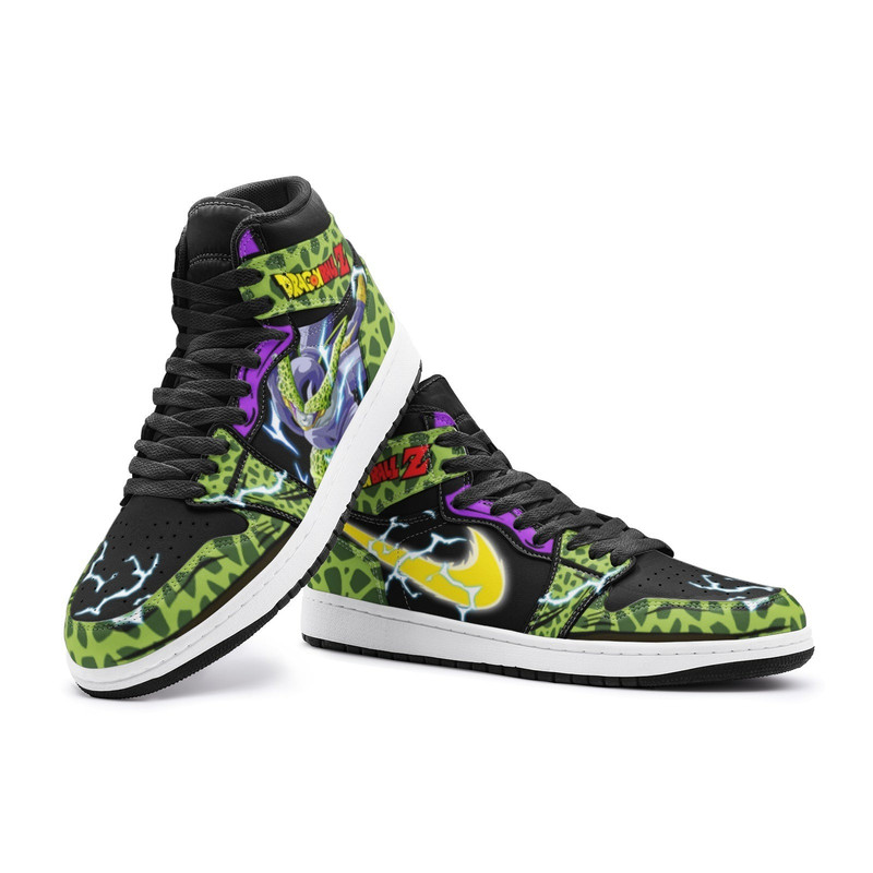 Cell Dragon Ball Z JD1 Shoes, Cell Dragon Ball Z Jordan 1 Shoes, Cell Dragon Ball Z Shoes Sneaker, Cell Dragon Ball Z
