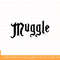 Harry Potter Muggle White png, sublimate, digital download.jpg
