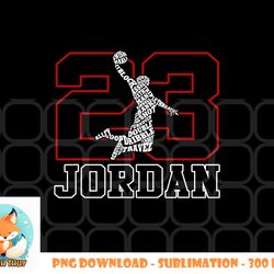 vintage jordan basketball player gifts for men boys png, digital download copy
