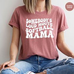 softball shirts, softball mom crewneck sweatshirt, funny mom tshirt, softball gift, gift for mom, mothers day shirt, sar