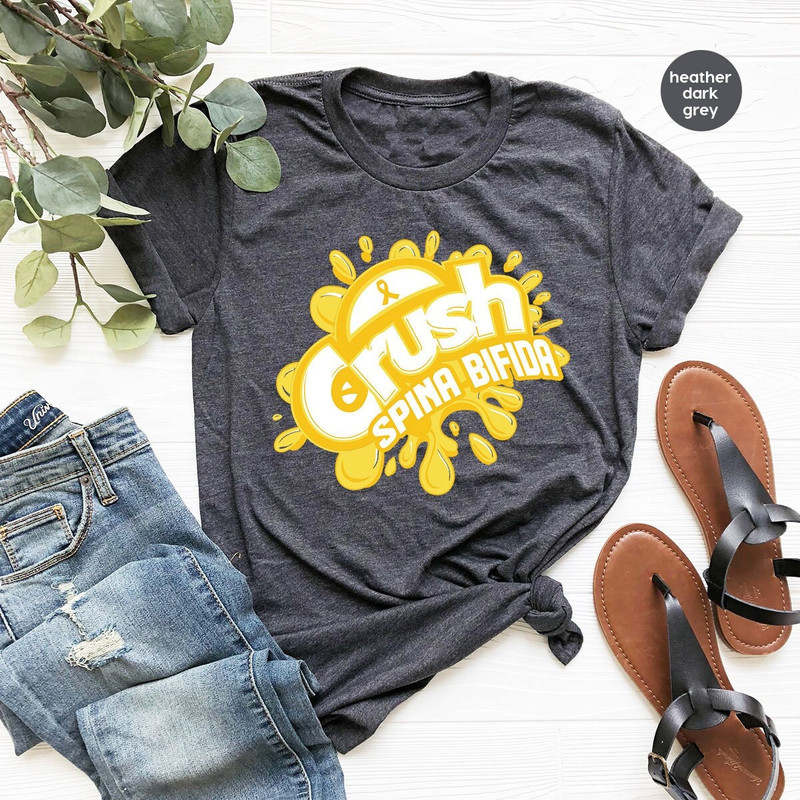 Spina Bifida Awareness Shirt, Spina Bifida Graphic Tees, Spina Bifida Support Gifts, Spina Bifida Warrior Clothing, Women VNeck TShirt - 1.jpg