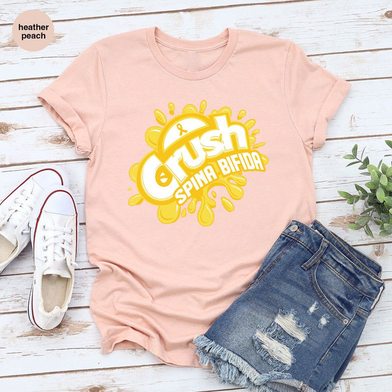 Spina Bifida Awareness Shirt, Spina Bifida Graphic Tees, Spina Bifida Support Gifts, Spina Bifida Warrior Clothing, Women VNeck TShirt - 3.jpg