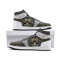 cloud wolf head final fantasy jd1 shoes, cloud wolf head final fantasy jordan 1 shoes, cloud wolf head shoes sneaker