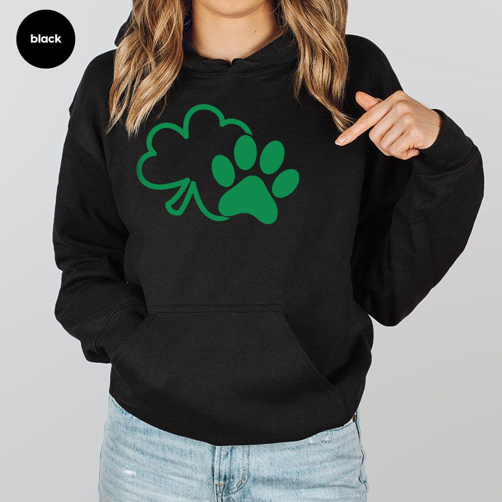 St Patricks Day Hoodies and Sweaters, Irish Cat Mom Long Sleeve Shirt, Dog Mom Gift, Shamrock Sweatshirt, Clover Hoodie, Lucky Sweatshirt - 7.jpg