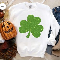 st patricks day hoodies and sweaters, shamrock sweatshirt, clover long sleeve t-shirt, st patricks day gift, lucky hoode