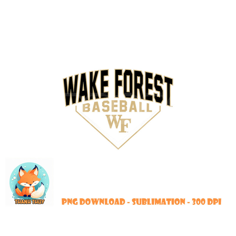 Wake Forest Demon Deacons Baseball Bullpen Black png, digital download copy.jpg