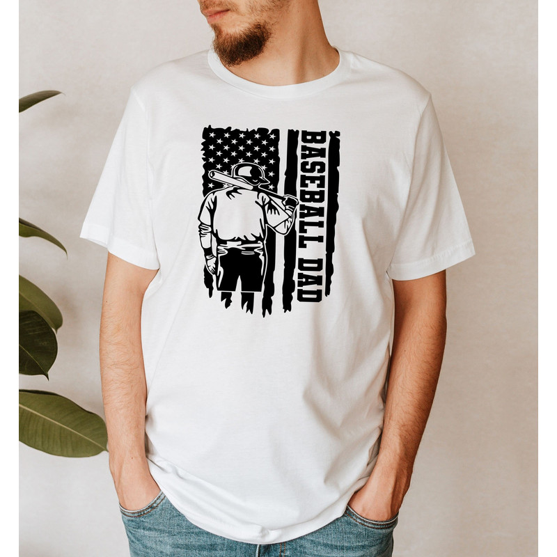 Baseball Dad Shirt, Baseball T-Shirt, Baseball Game Day Shirt, Baseball Dad, Birthday Gift, Baseball Gift, Baseball Tee, Baseball Mom Tee - 1.jpg