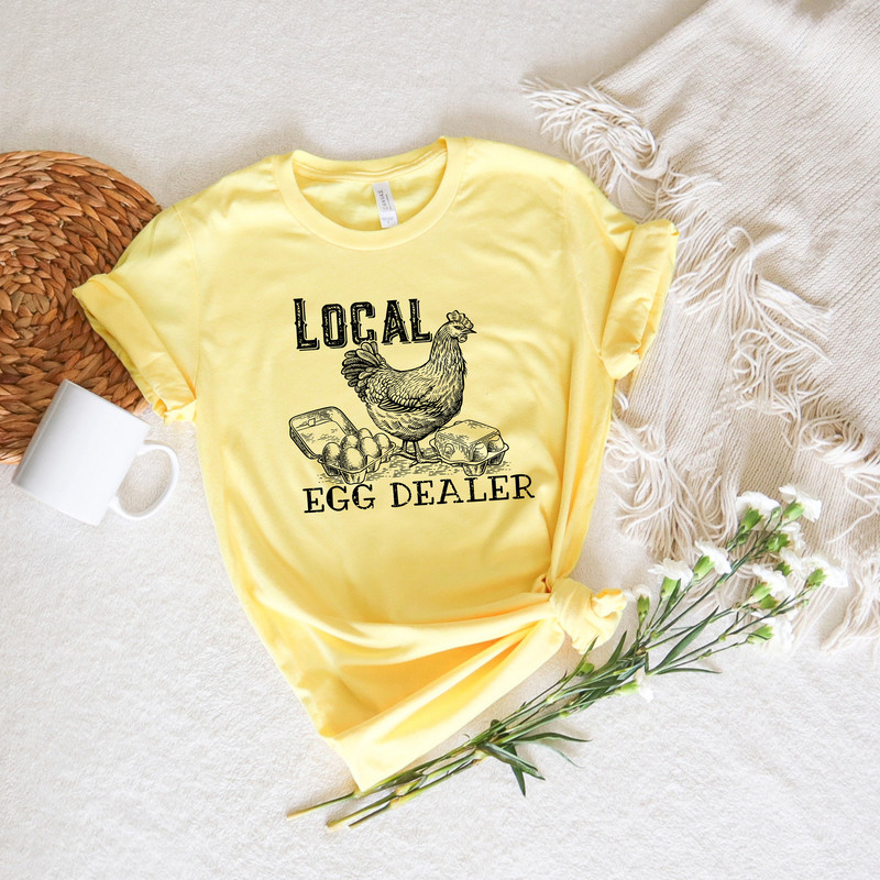 Egg Dealer Easter Shirt, Local Egg Dealer Shirt, Easter Christian Shirt, Retro Easter Shirt, Easter Shirt Gift for Women, Happy Easter Shirt - 3.jpg