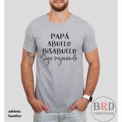 bisabuelo gift, bisabuelo shirt, fathers day gift for abuelo, papa abuelo bisabuelo, pregnancy announcement, gift for gr