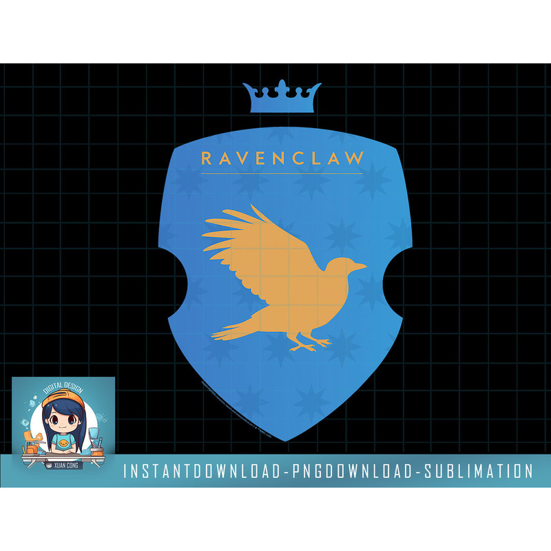 Harry Potter Ravenclaw Shield Crest png, sublimate, digital download.jpg