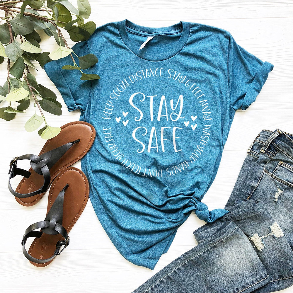 Stay Safe T-Shirt, Unsocials Shirt, Wash Your Hands Shirt, Coronavirus Shirt, Introvert Shirt, Quarantine Shirt, Stay Home Shirt - 3.jpg