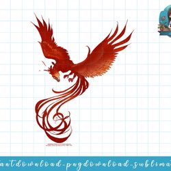harry potter phoenix rising png, sublimate, digital download