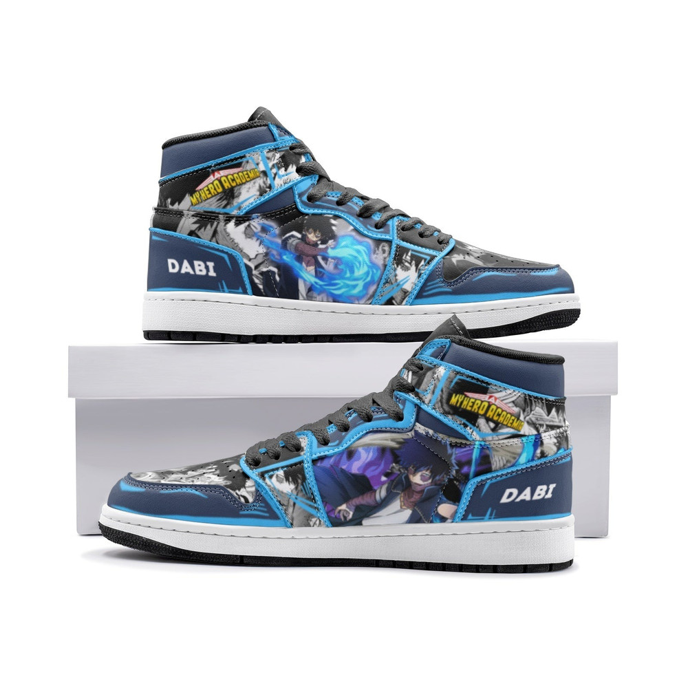 Dabi My Hero Academia JD1 Shoes, Dabi My Hero Academia Jordan 1 Shoes, Dabi Shoes, My Hero Academia Sneaker