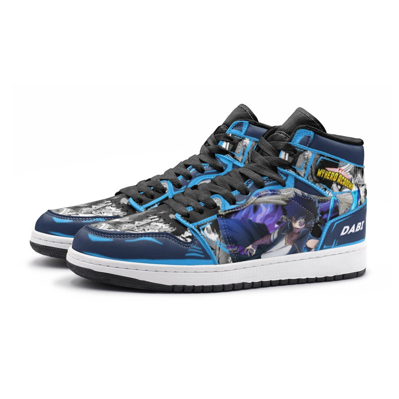 Dabi My Hero Academia JD1 Shoes, Dabi My Hero Academia Jordan 1 Shoes, Dabi Shoes, My Hero Academia Sneaker