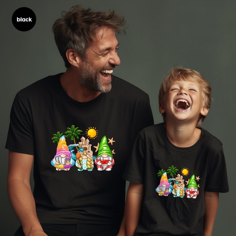Summer Kids Shirts, Cute Beach T-Shirt, Gift for Kids, Holiday Toddler Shirts, Gnomes Graphic Tees, Vacation Outfit, Family Trip Shirts - 7.jpg