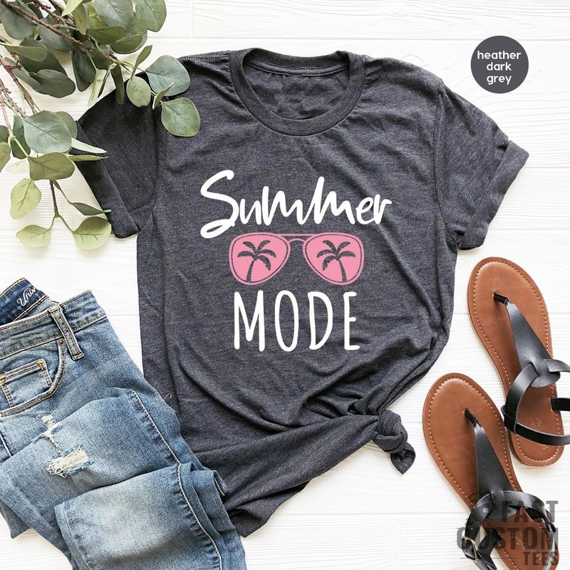 Summer Shirt, Beach Shirt, Summer Mode Shirt, Beach T Shirt, Palm Tree Shirt, Summer TShirt, Vacation Shirt, Family Trip Shirt, Summer Gift - 1.jpg