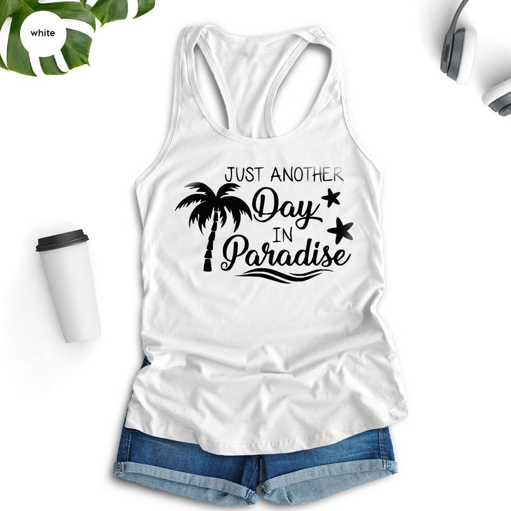 Summer Tank, Hawaiian Tank, Beach Graphic Tees, Vacation Vneck Tank, Holiday Tank, Trip Tank, Summer Gift, Gift for Her - 7.jpg