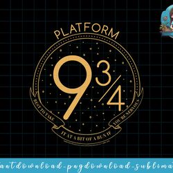 harry potter platform 9 &34 line art png, sublimate, digital download