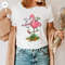 Summer T-Shirt, Flamingo Shirt, Summer Graphic Tees, Retro Shirt, Gift for Her, Summer Clothing, Shirt for Women, Flamingo Outfit - 3.jpg
