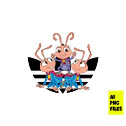 a bug's life adidas png, adidas logo png, a bug's life png, cartoon adidas png, ai digital file, cartoon png