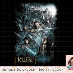 Hobbit Epic Adventure Black png, instant download, digital print