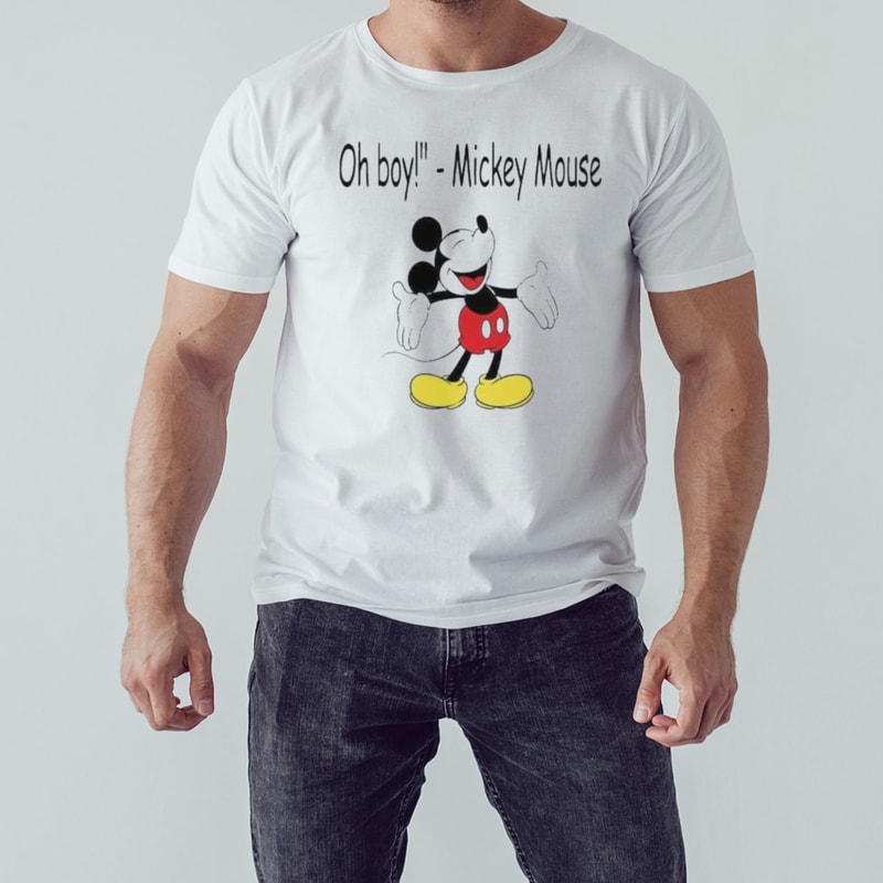 Oh boy! Mickey Mouse Shirt, Unisex Clothing, Shirt For Men Women, Graphic Design, Unisex Shirt