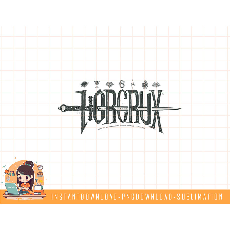 Harry Potter Seven Horcrux Symbols png, sublimate, digital download.jpg