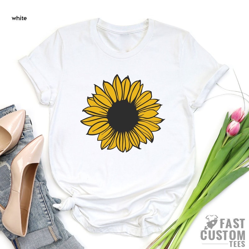 Sunflower Shirt, Mothers Day Gift, Sunflower Graphic Tee, Flower Shirt, Womens Garden Shirt, Cute Sunflower Shirt, Floral Shirt, Plant Shirt - 4.jpg