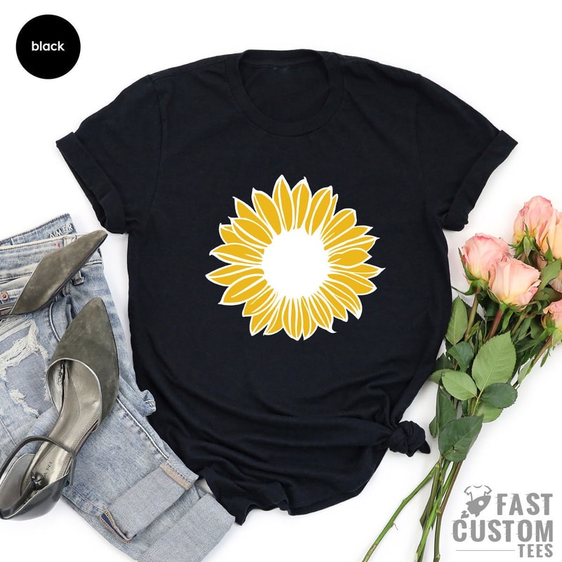 Sunflower Shirt, Mothers Day Gift, Sunflower Graphic Tee, Flower Shirt, Womens Garden Shirt, Cute Sunflower Shirt, Floral Shirt, Plant Shirt - 5.jpg