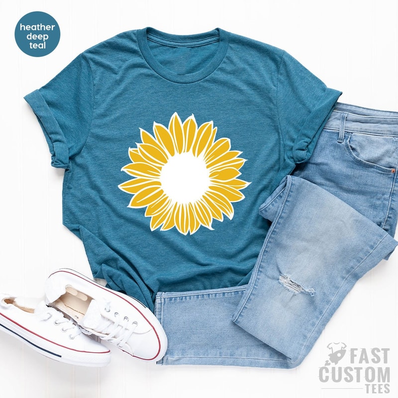 Sunflower Shirt, Mothers Day Gift, Sunflower Graphic Tee, Flower Shirt, Womens Garden Shirt, Cute Sunflower Shirt, Floral Shirt, Plant Shirt - 6.jpg