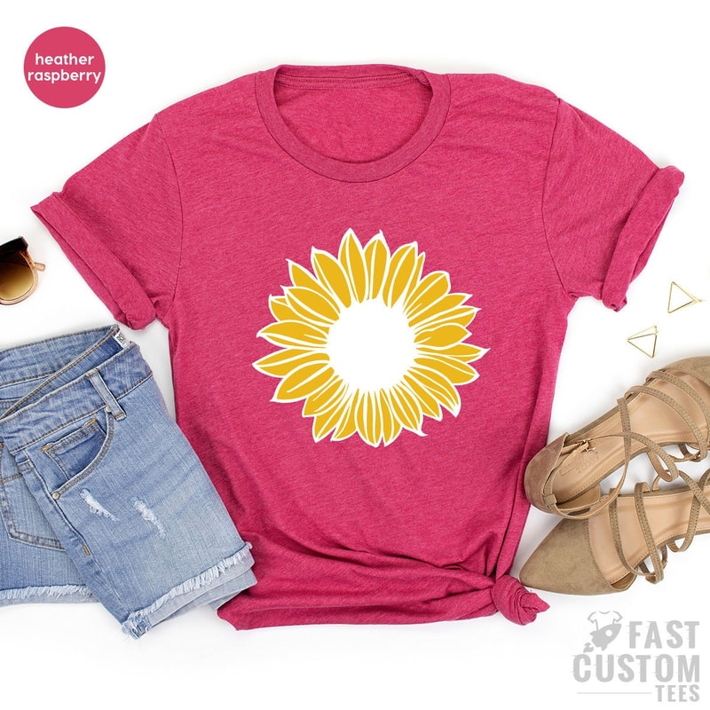Sunflower Shirt, Mothers Day Gift, Sunflower Graphic Tee, Flower Shirt, Womens Garden Shirt, Cute Sunflower Shirt, Floral Shirt, Plant Shirt - 7.jpg