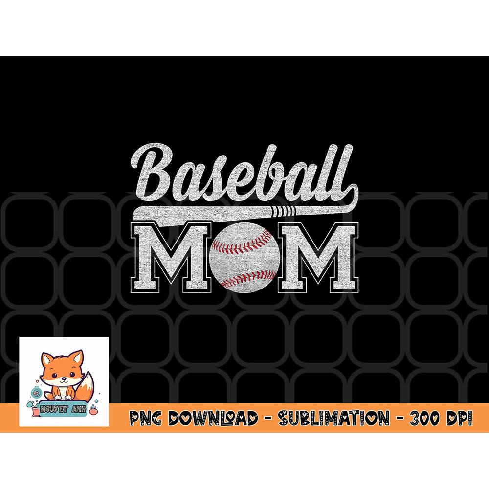Womens Baseball Mom Mothers Day for Mama Mommy of Baseball Player png, digital download copy.jpg