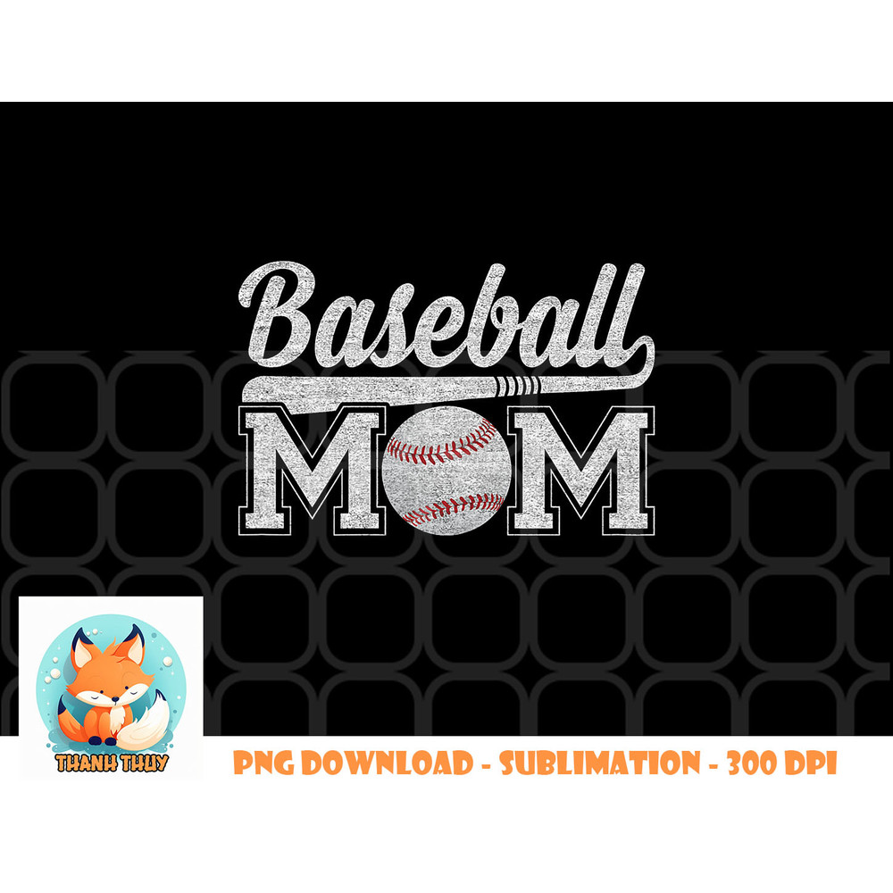 Womens Baseball Mom Mothers Day for Mama Mommy of Baseball Player png, digital download copy.jpg