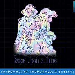 disney princess group neon dreamy once upon a time png, sublimate, digital print