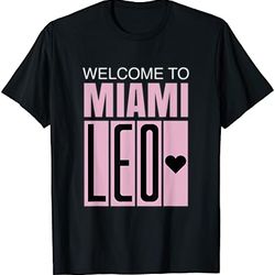 welcome to miami leo 10 - goat t-shirt