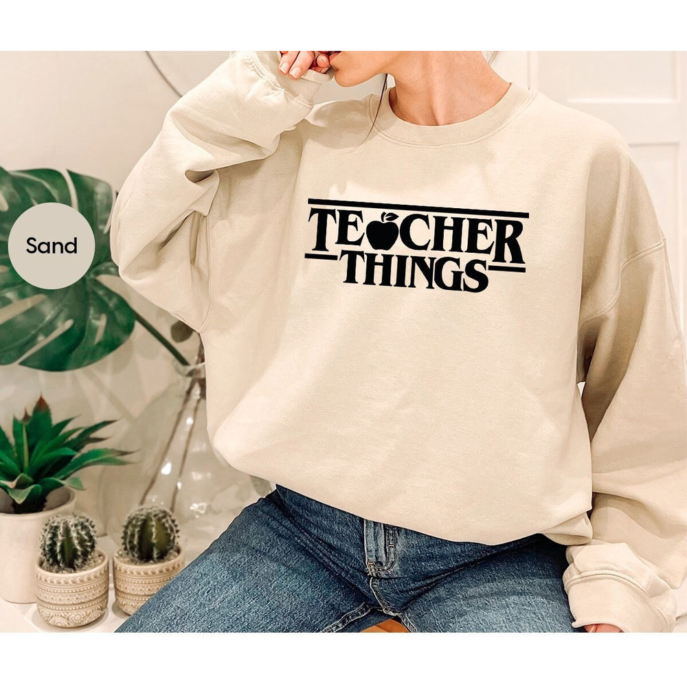 Teacher Long Sleeve Shirts, Teacher Gifts, Back to School Crewneck Sweatshirt, Teachers Hoodies and Sweaters, Teacher Apprecitation Gift - 1.jpg