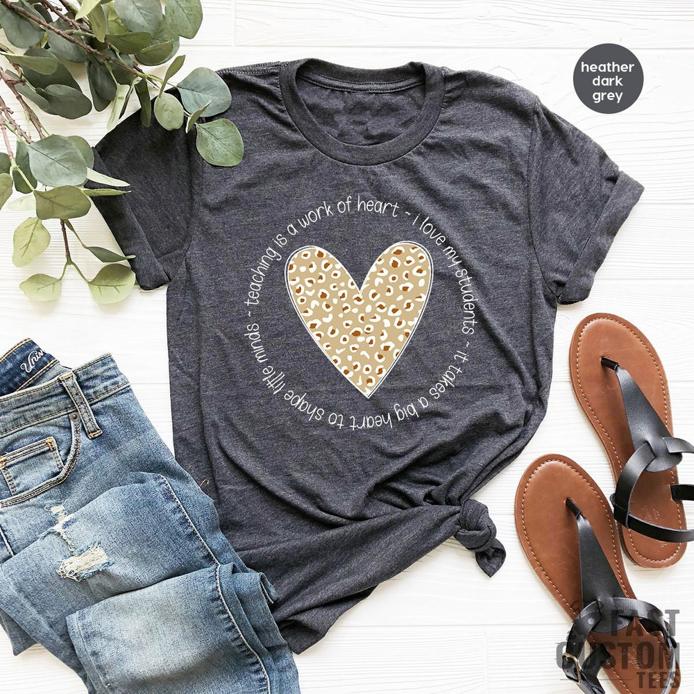 Teacher Shirt, Inspirational Shirt, Teach Love Inspire Shirt, Back to School Shirt, Gift for Teacher, Kindergarten Teacher, Motivational Tee - 1.jpg